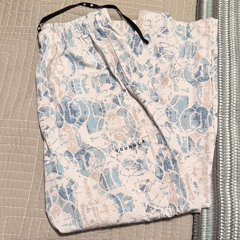 New YoungLA Women’s Joggers - Blue and White